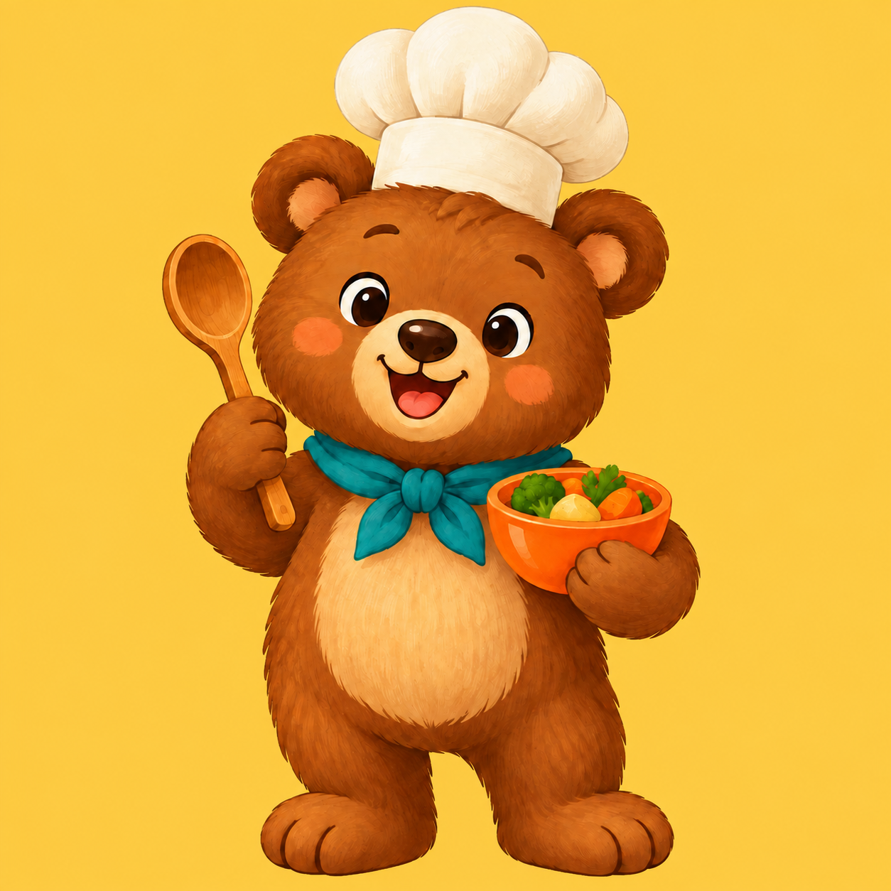 Nounours, le petit chef de la cantine